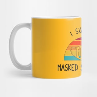 I survived 100 masked school days retro vintage funny gift Mug